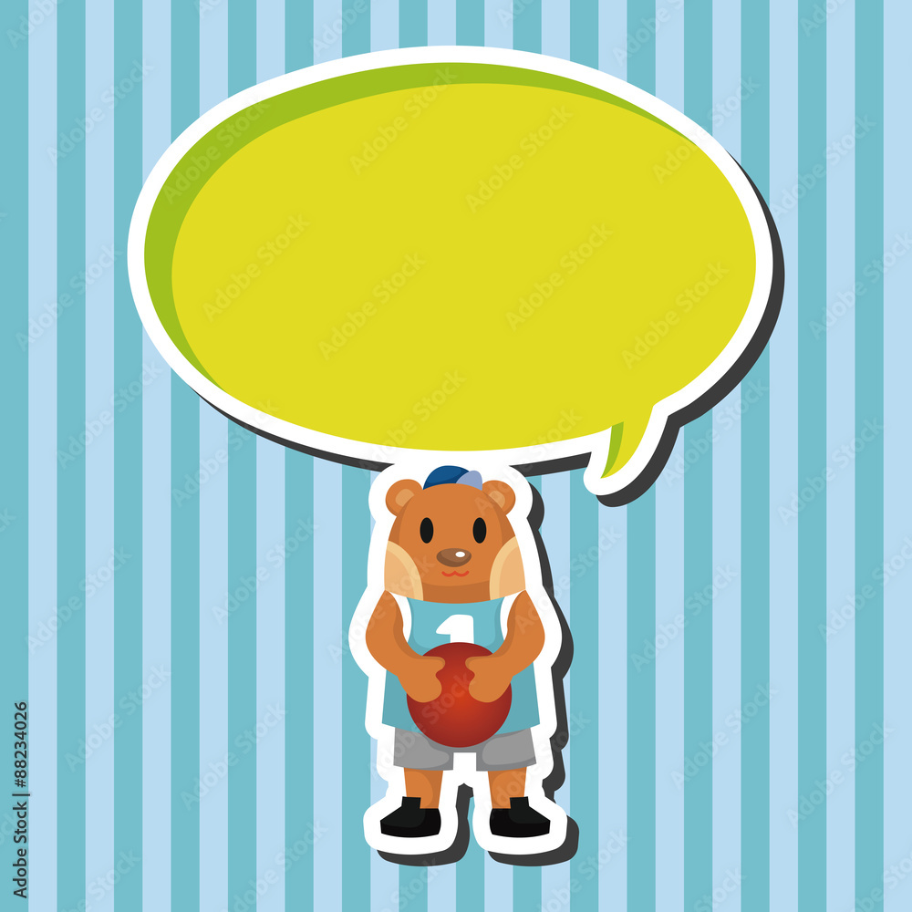 bear cartoon theme elements bear cartoon theme elements