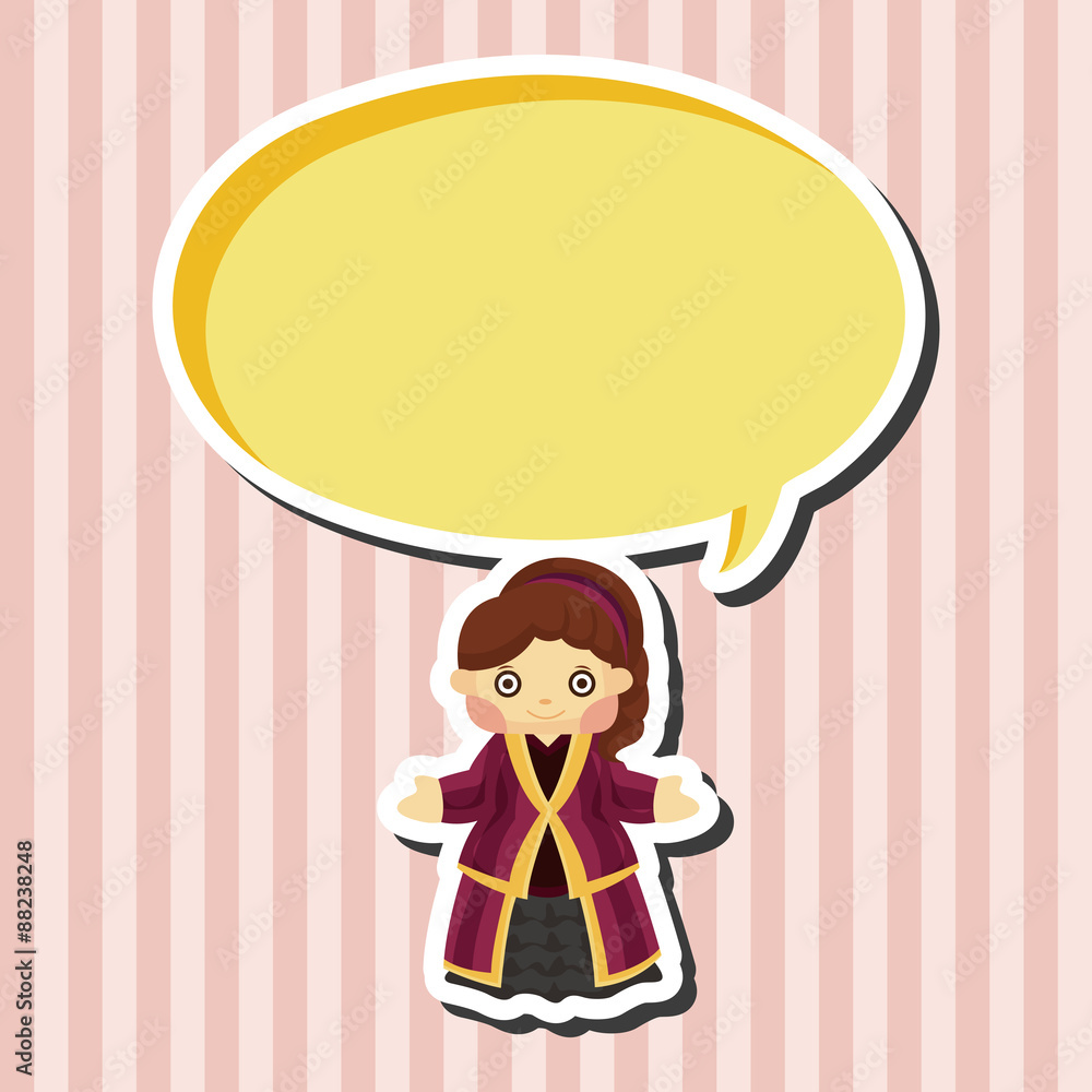 Medieval character cartoon theme elements Medieval character cartoon theme elements