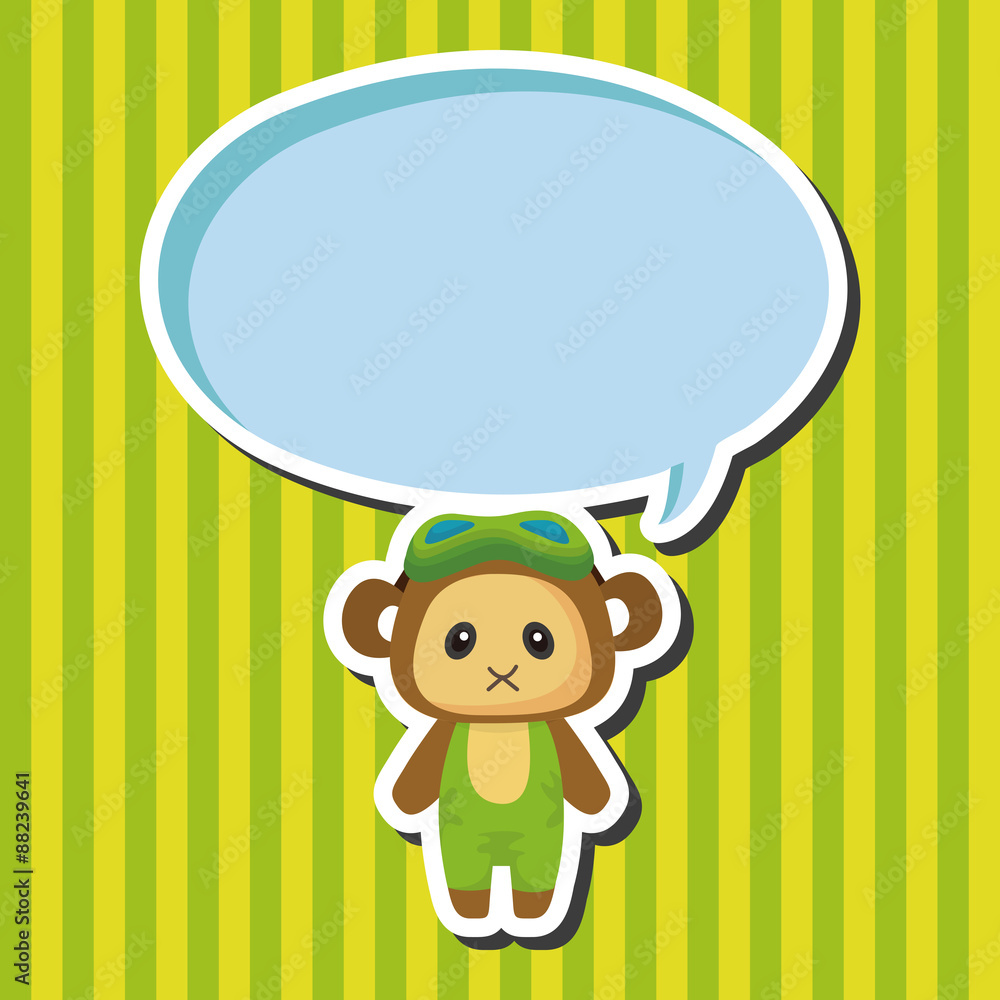 animal monkey summer cartoon theme elements animal monkey summer cartoon theme elements