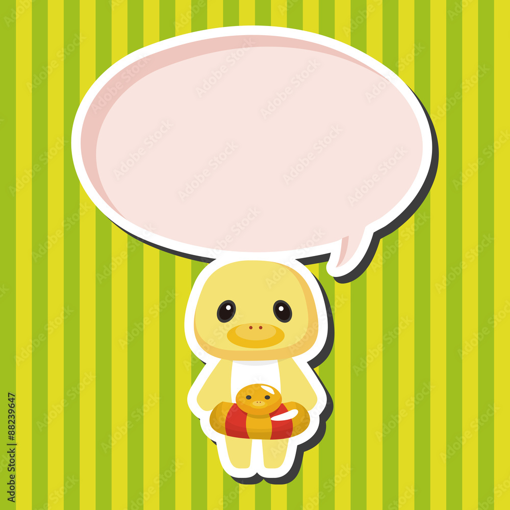 animal duck summer cartoon theme elements animal duck summer cartoon theme elements