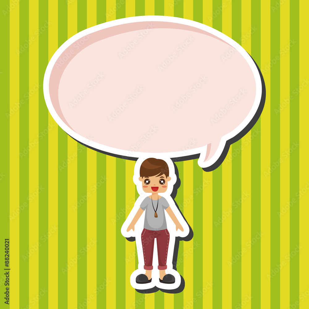 boy man cartoon theme elements boy man cartoon theme elements