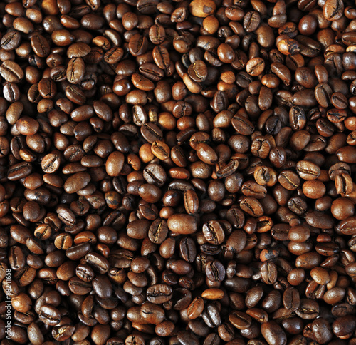 a lot of coffee beans
