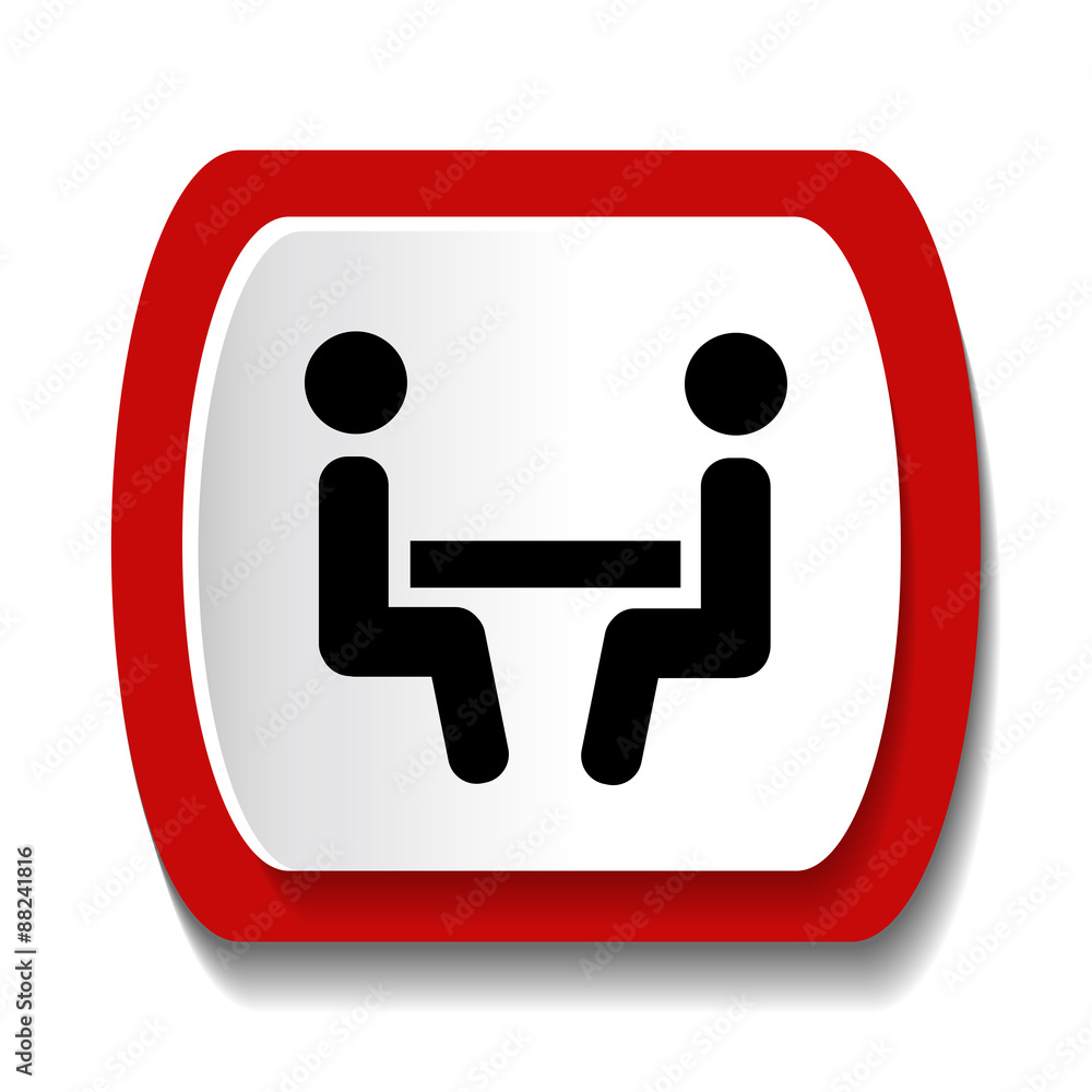 Vector drawing people sitting at the table. Negotiations Vector drawing people sitting at the table. Negotiations