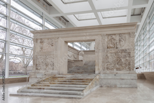 Ara Pacis Augustae (Altar of Augustan Peace) in Rome photo