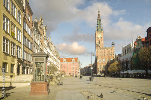 Ulica Długa na starym mieście w Gdańsku