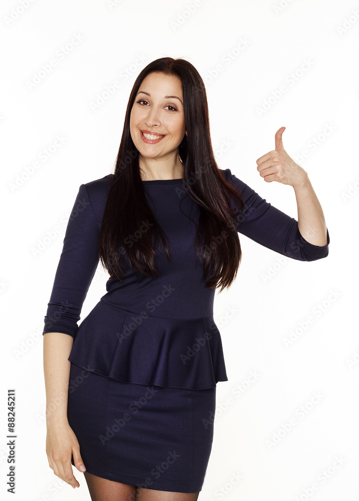 Beautiful brunette business woman Beautiful brunette business woman