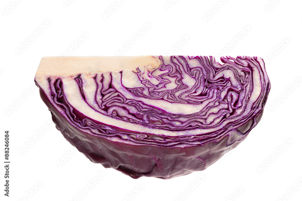 Purple cabbage part Purple cabbage part