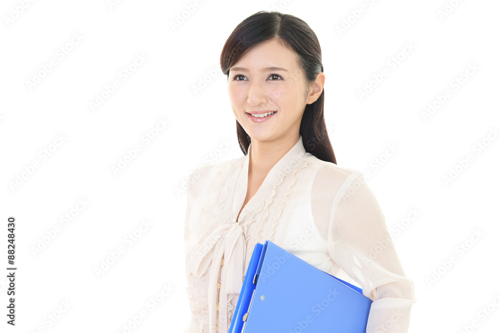 笑顔のビジネスウーマン