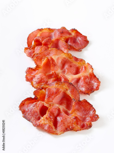 Crispy slices of bacon