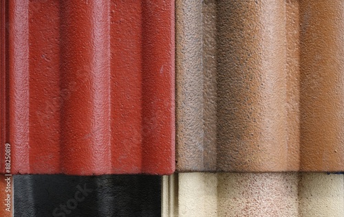 Photos Abstract background of overlapping roof tiles