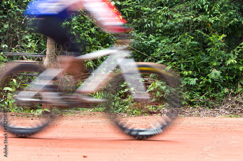 SA KAEW, THAILAND - Junel 28, 2015 : Bicycle racing competition photo