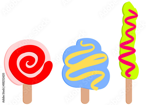 Gelati colorati