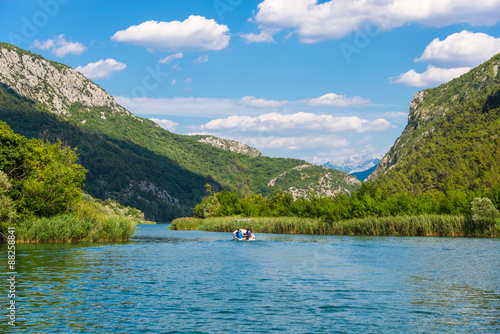 View canyon Cetina river. Sunny day. © a_mikhail