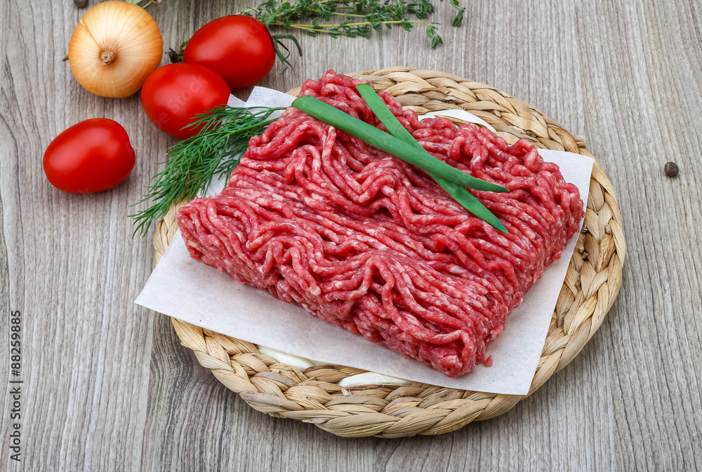 Raw minced meat Raw minced meat