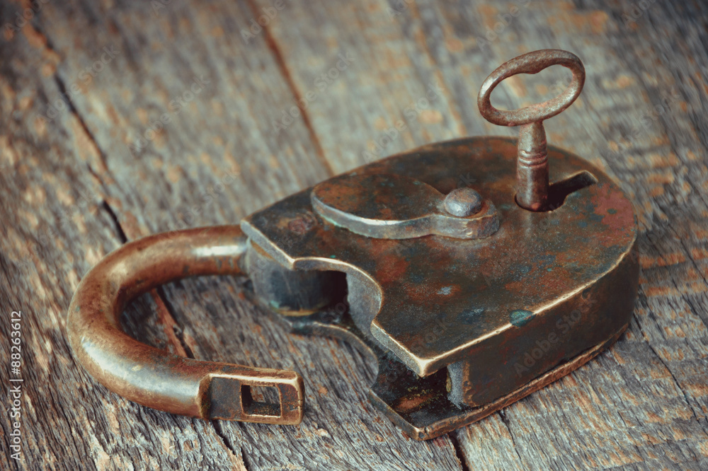 Old padlock Old padlock