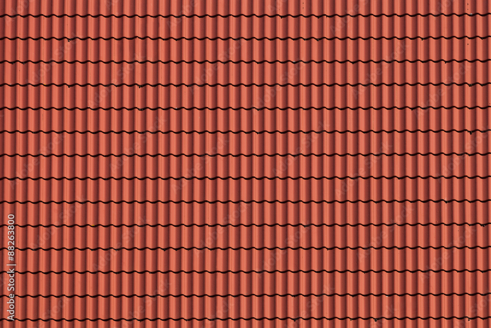 Pattern of red roof