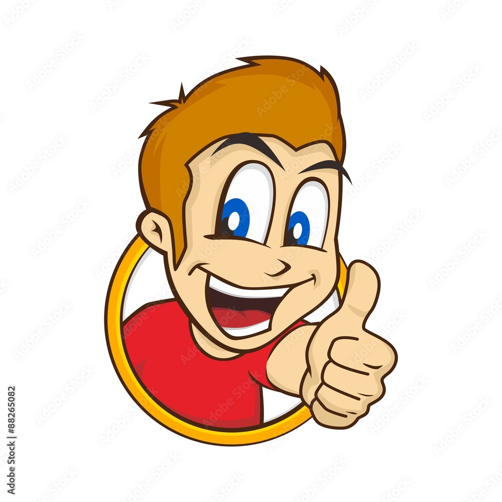 cartoon guy thumbs up cartoon guy thumbs up