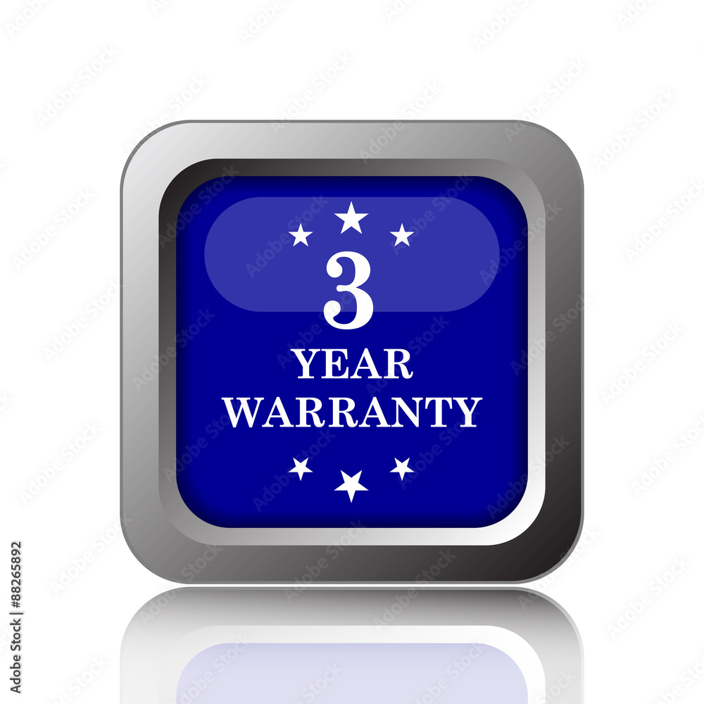3 year warranty icon 3 year warranty icon