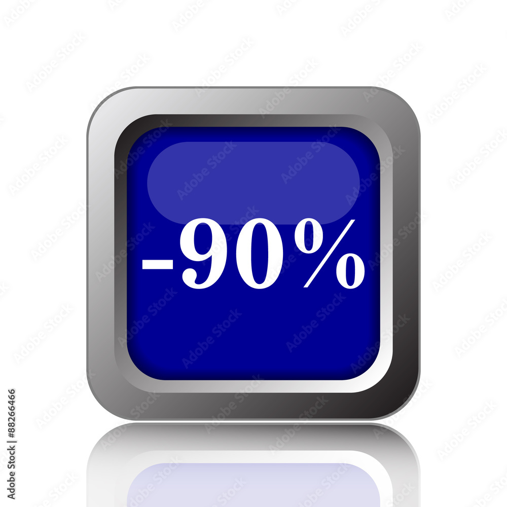 90 percent discount icon 90 percent discount icon