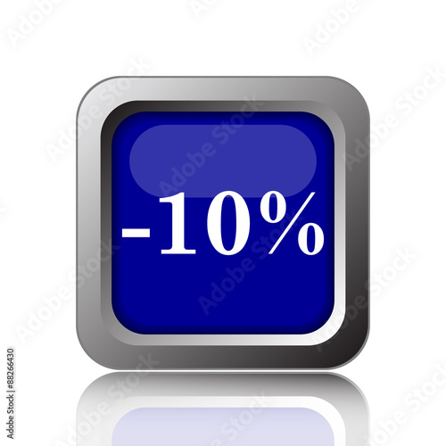 10 percent discount icon