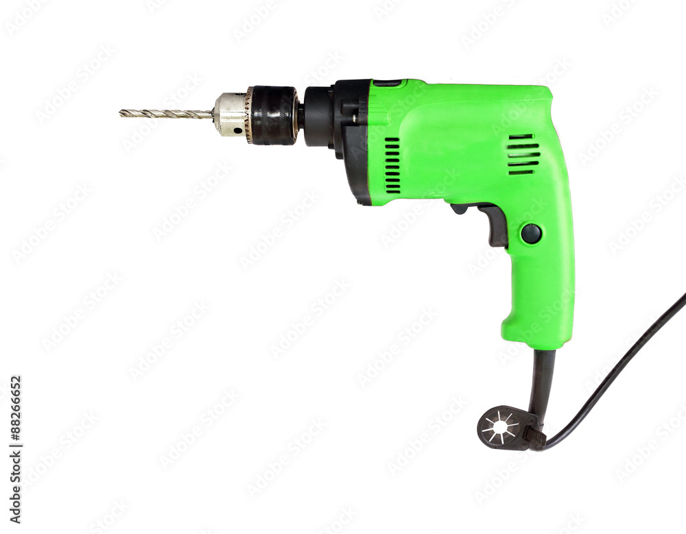 electric drill Isolate on wihte background electric drill Isolate on wihte background