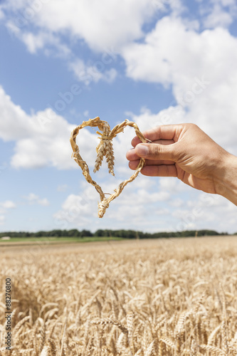 Herz aus Ähren
