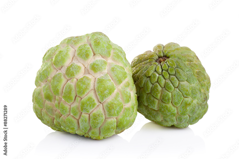 Obraz premium budyń jabłkowy na białym tle