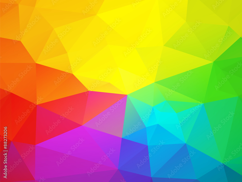 colorful rainbow triangular background colorful rainbow triangular background