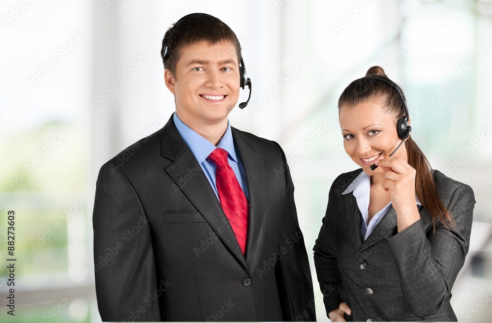Headset, Women, Telephone. Headset, Women, Telephone.