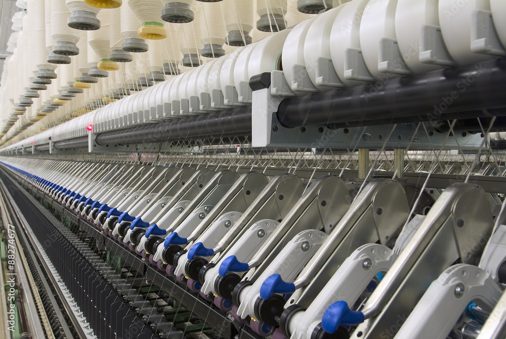 Cotton Spinning Machine_5 StockFoto Adobe Stock