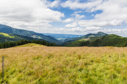 Panorama seen from the clearing in the mountains © gubernat