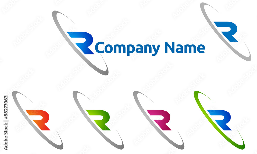 Obraz premium R, r letter, vector, logo, design