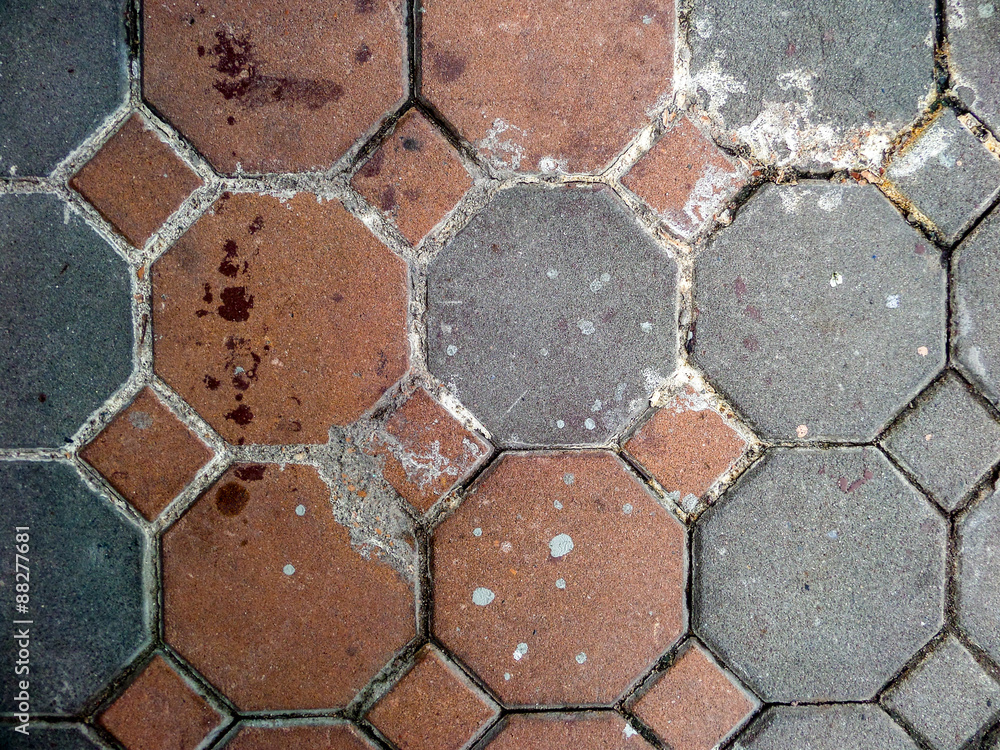 Brown and gray of block Brown and gray of block