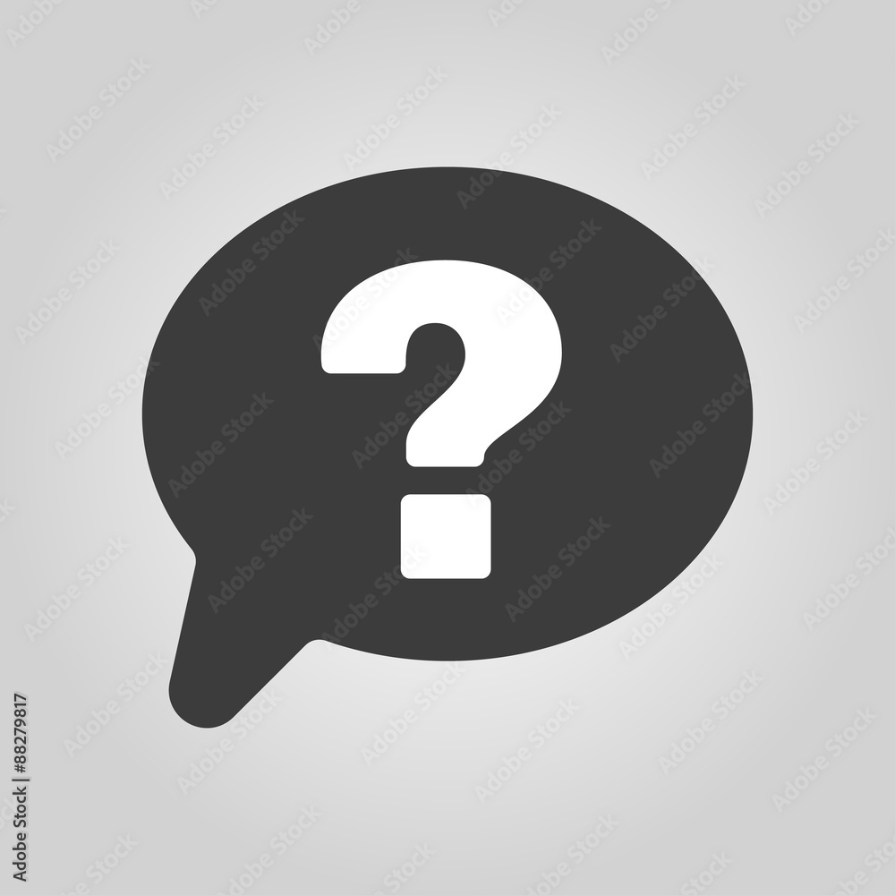 The question mark icon. Help speech bubble The question mark icon. Help speech bubble