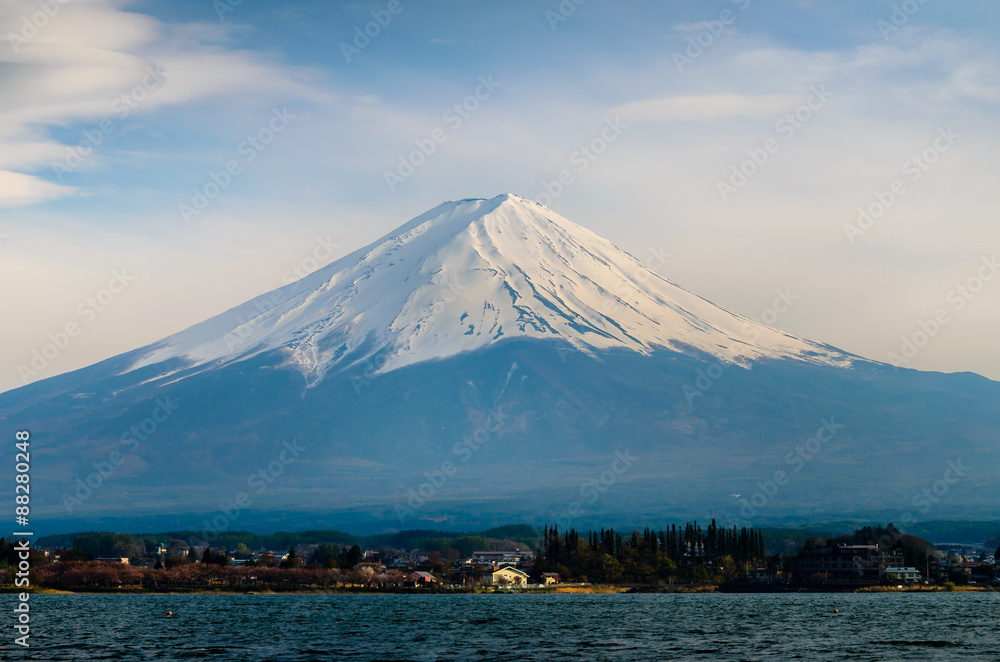 Mount Fuji at lake Kawaguchiko