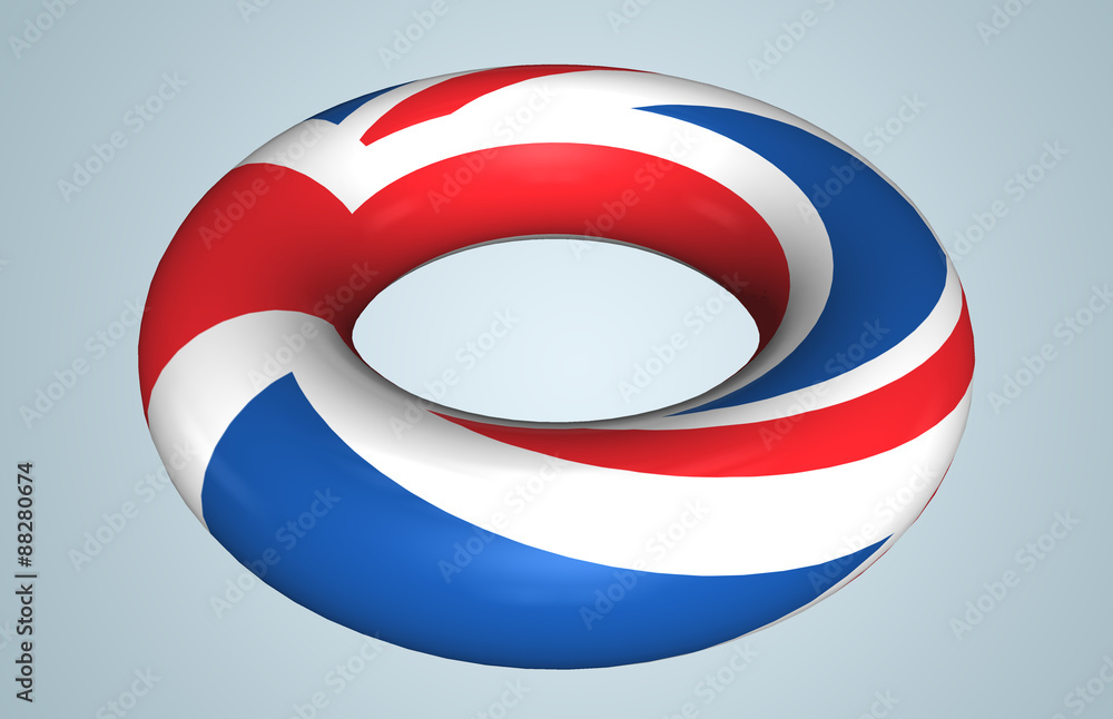 Donuts 3D UK Flag Donuts 3D UK Flag