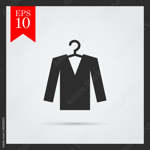 Jacket on hanger