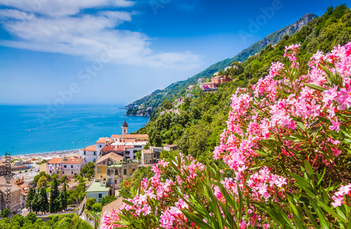Fototapeta Naklejka Na Ścianę i Meble -  Postcard view of Amalfi Coast, Campania, Italy