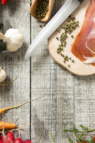 Fresh food on the table