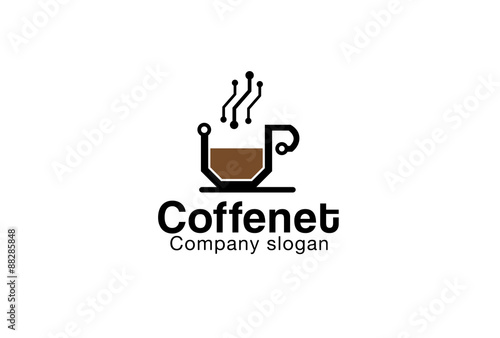 Coffenet Logo template