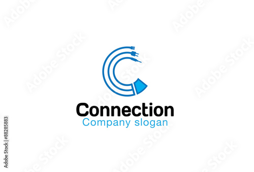 Connection Logo template