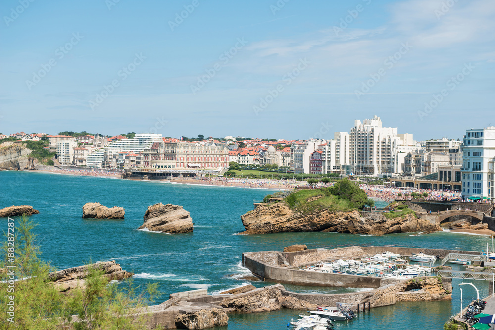  View of Biarritz, France
