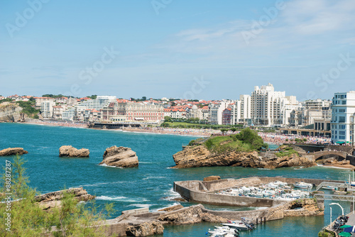  View of Biarritz, France 