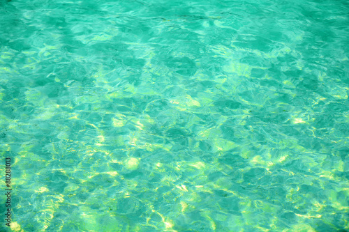 Clear ocean water  in resort