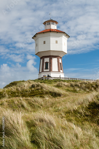 Water tower in the dunes of the East Frisian island Langeoog  Lower Saxony  Germany