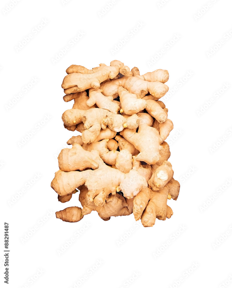 Fototapeta premium Fresh ginger closeup