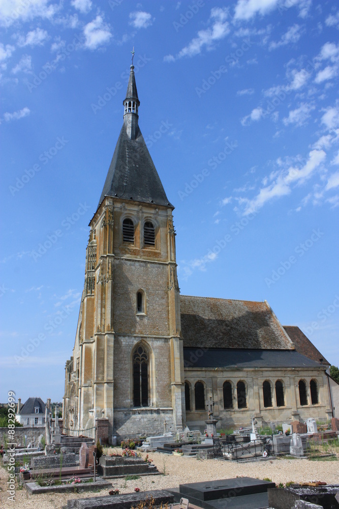 Église Saint-Cyr-et-Sainte-Julitte, Anet, Eure-et-Loire, France