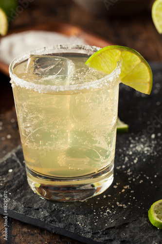 Homemade Classic Margarita Drink