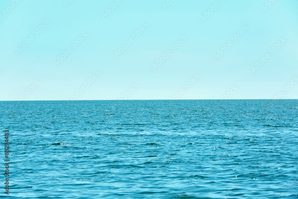 Beautiful sea and blue sky Beautiful sea and blue sky