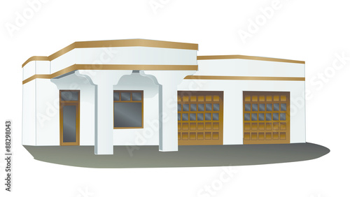 Vintage Garage Gas Station or Shop